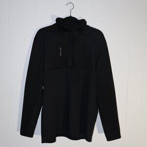 Spyder Active Sport Black Quarter Zip Pullover – Athletic Top (Men’s L)
